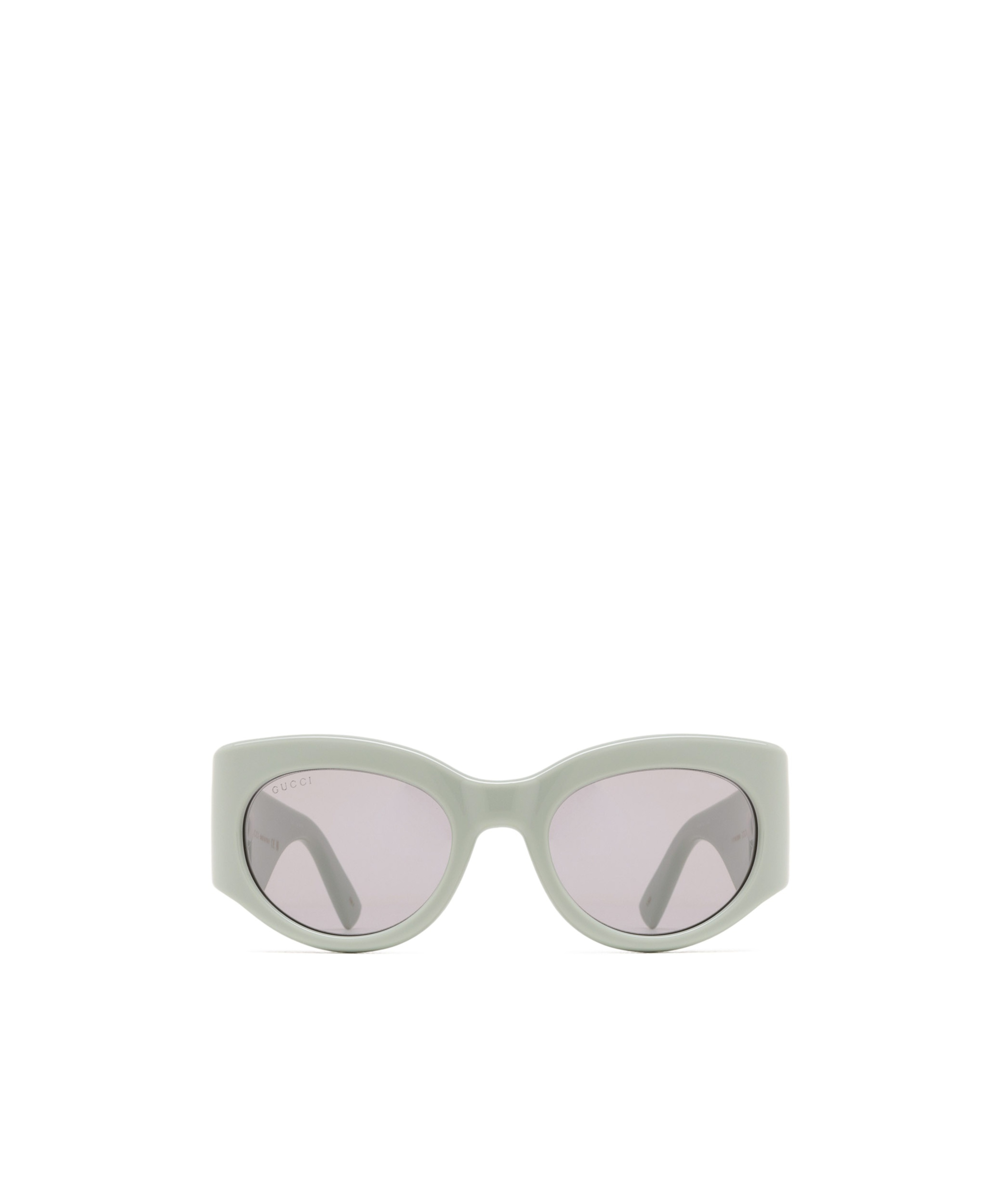 Gucci Oval-frame Sunglasses In White