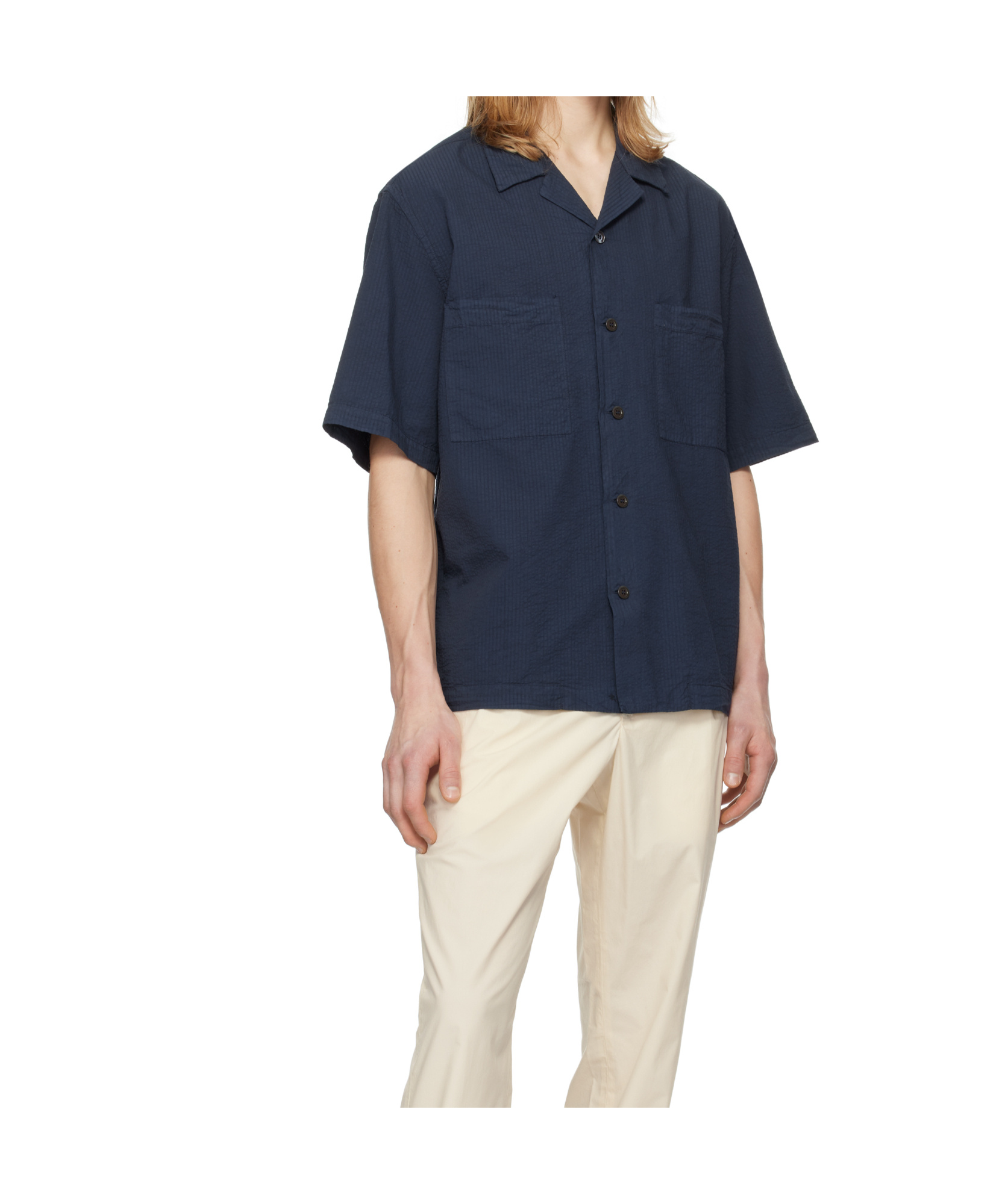 Barena Venezia Cotton Shirt In Blue