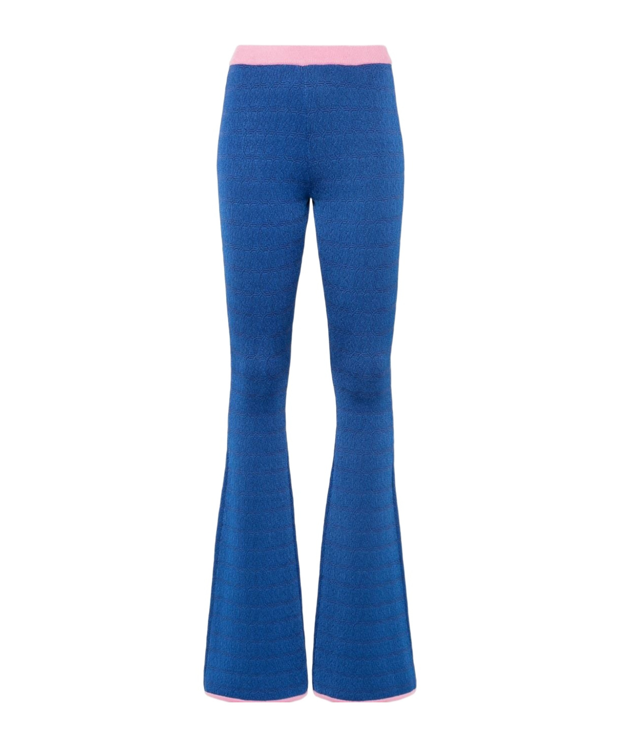 Bally Flared Trousers In Blue