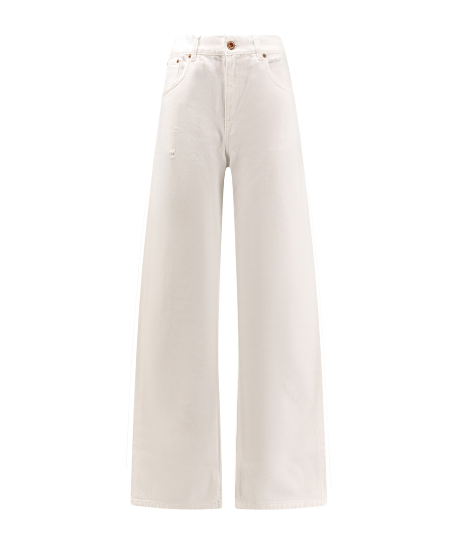 Aspesi Five Pairs Of Jeans In White