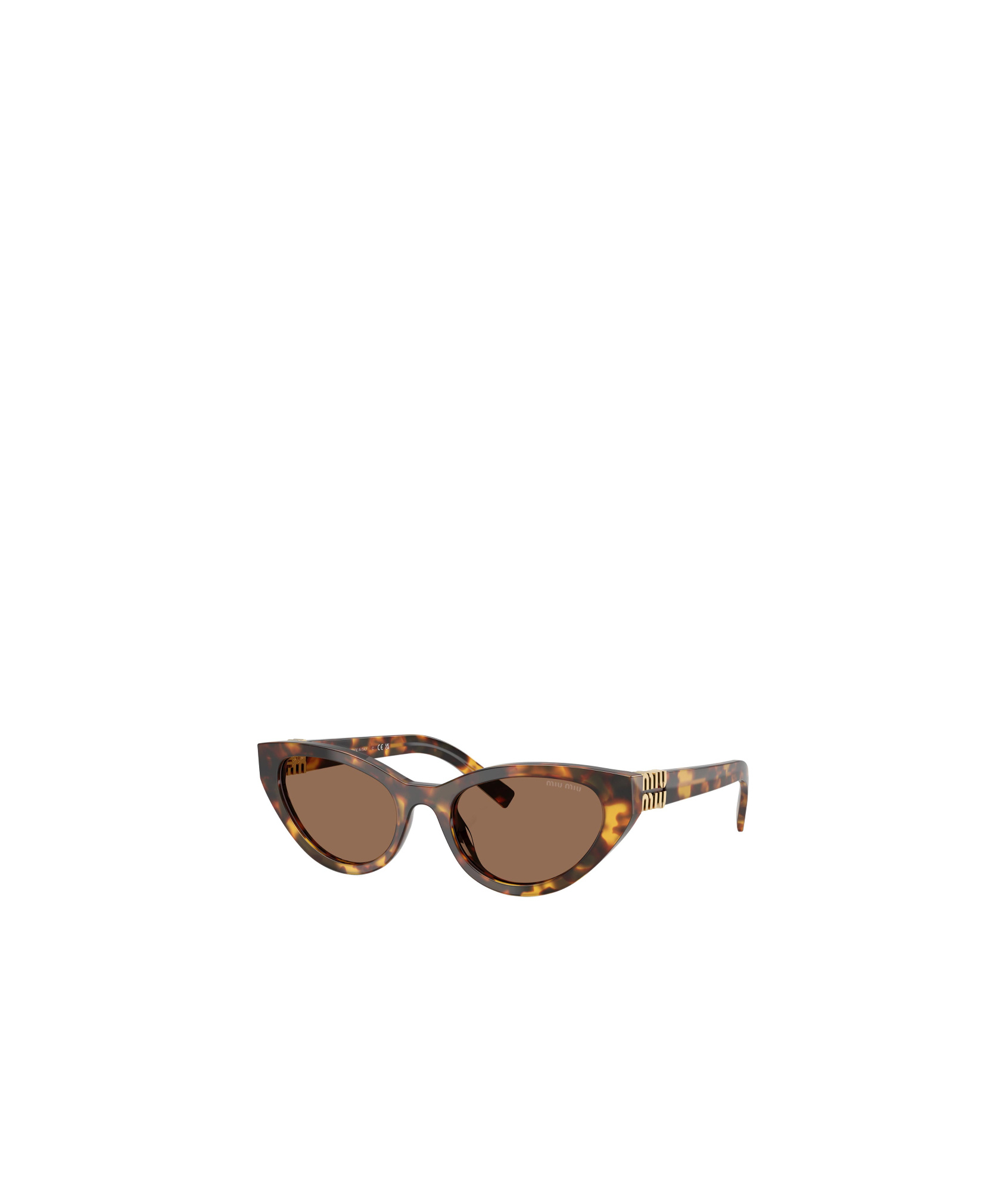Miu Miu Butterfly Frame Sunglasses In Brown