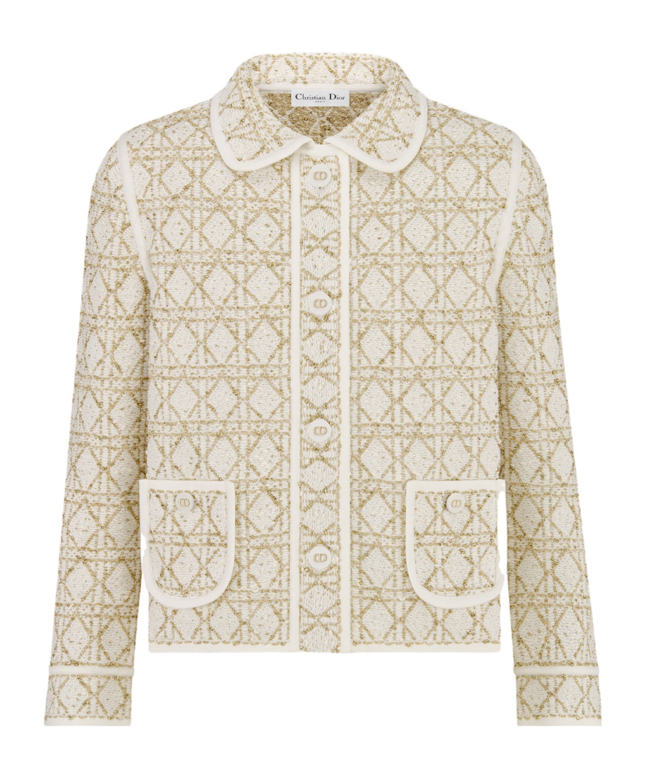 Dior Long-sleeved Jacket In Nude