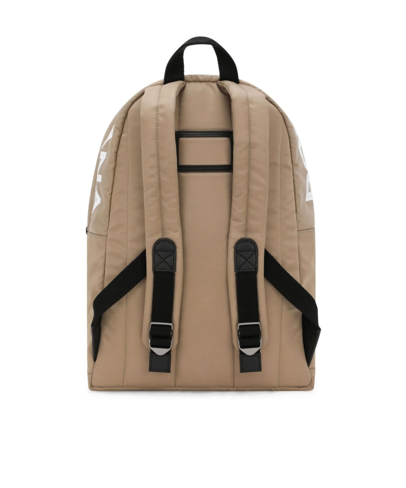 DOLCE & GABBANA LOGO-PLAQUE ZIPPED BACKPACK