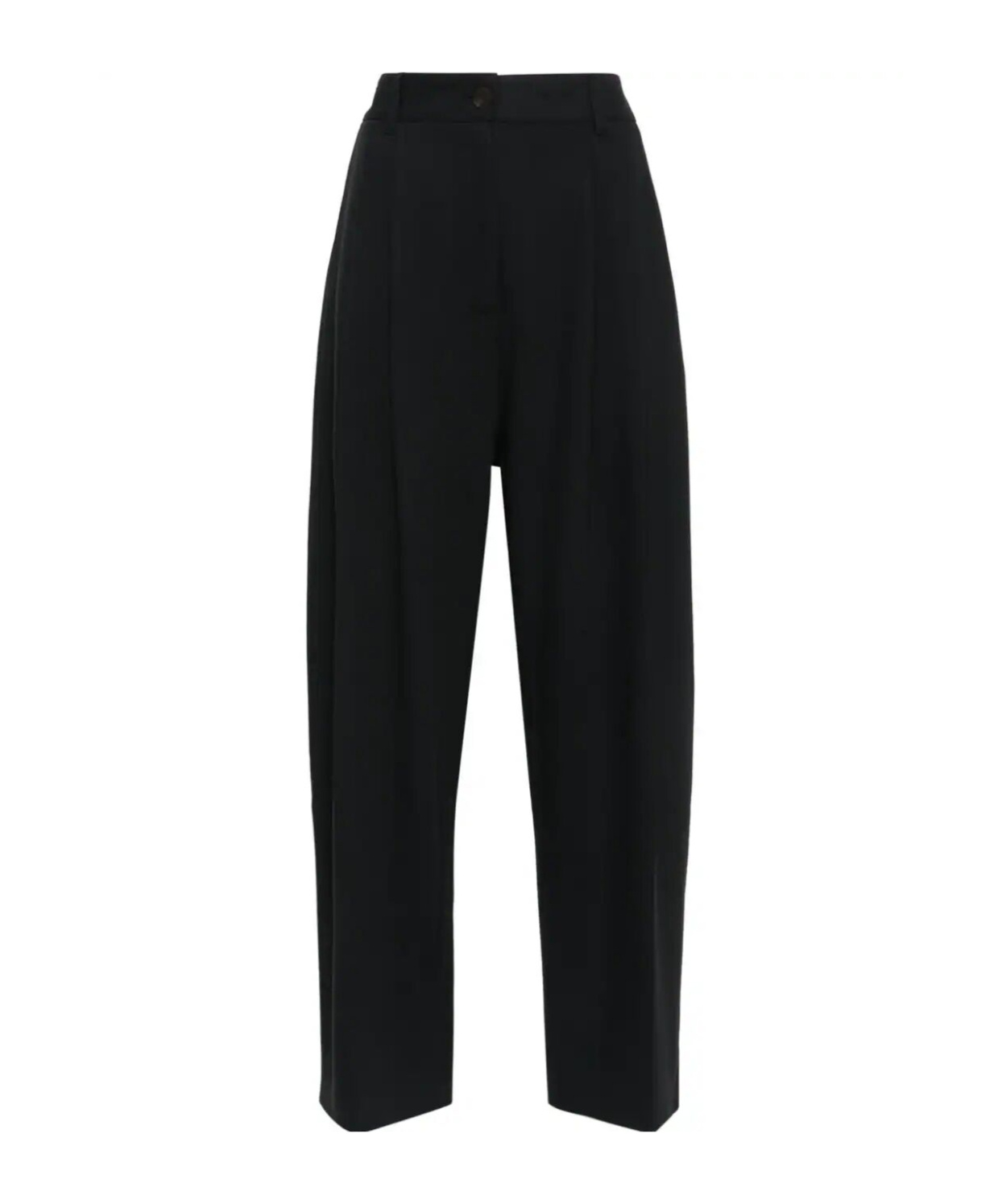 Shop Studio Nicholson Twill Palazzo Pants In Black