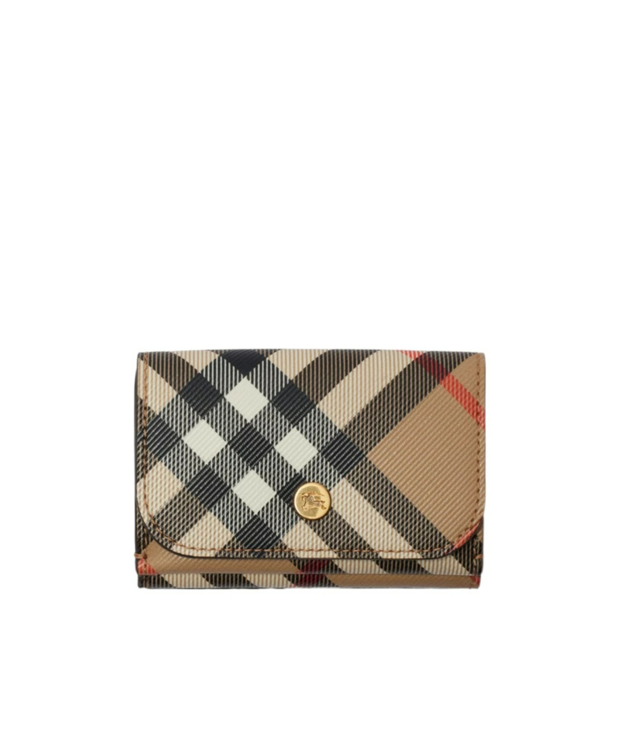 Burberry Vintage-check Wallet In Multicolor