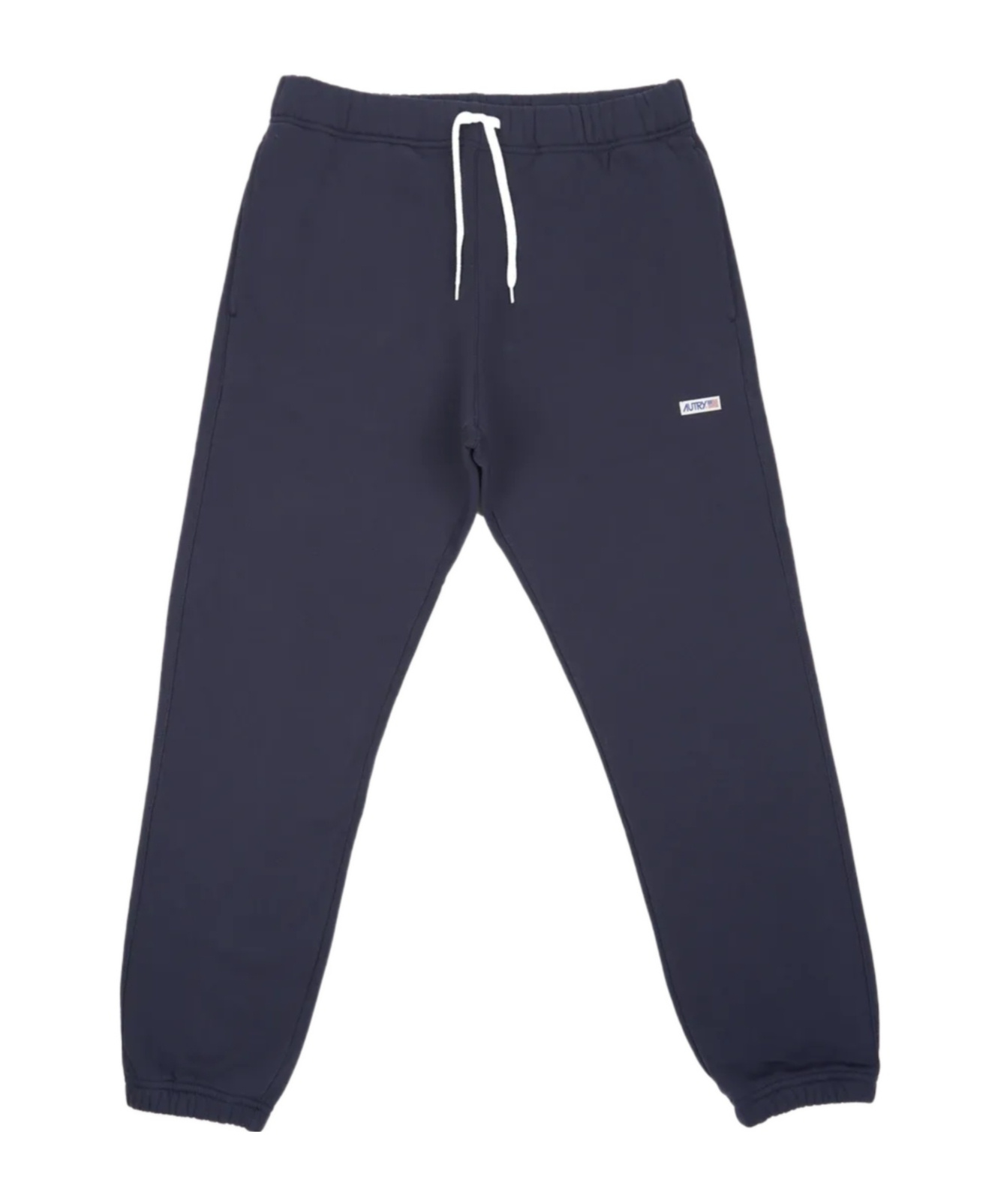 Autry Cotton Joggers With Logo In Black