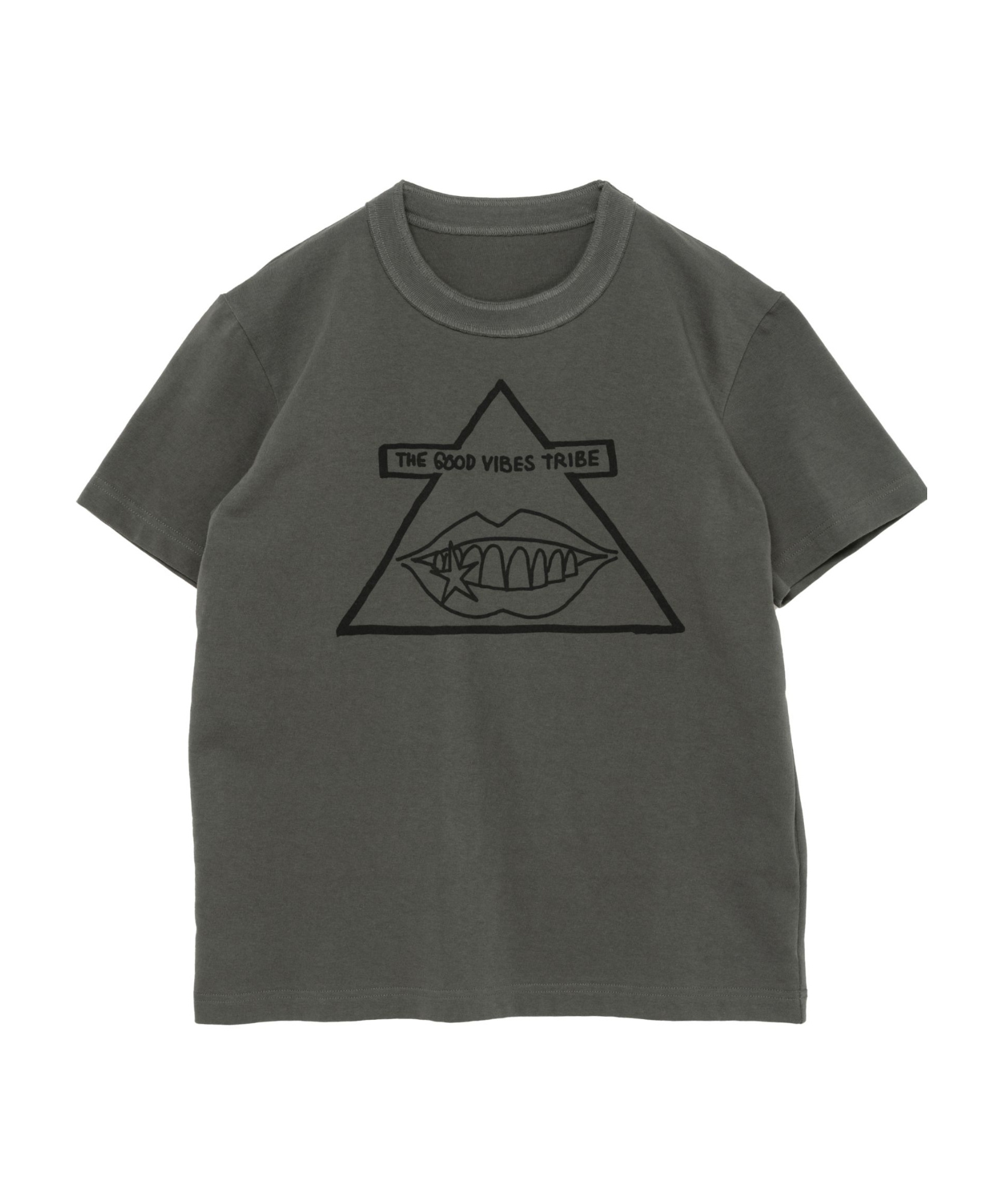 Sacai Item O-neck Short-sleeved T-shirt In Gray