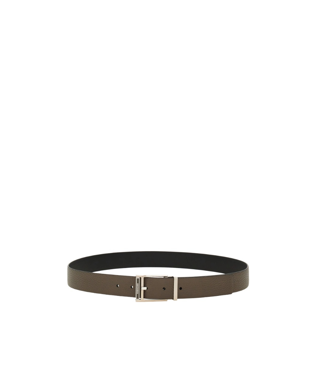 Ferragamo Reversible And Adjustable Belt In Brown