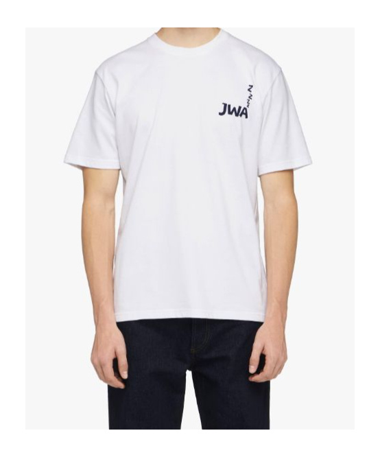 Jw Anderson J.w.anderson Logo T Shirt In White