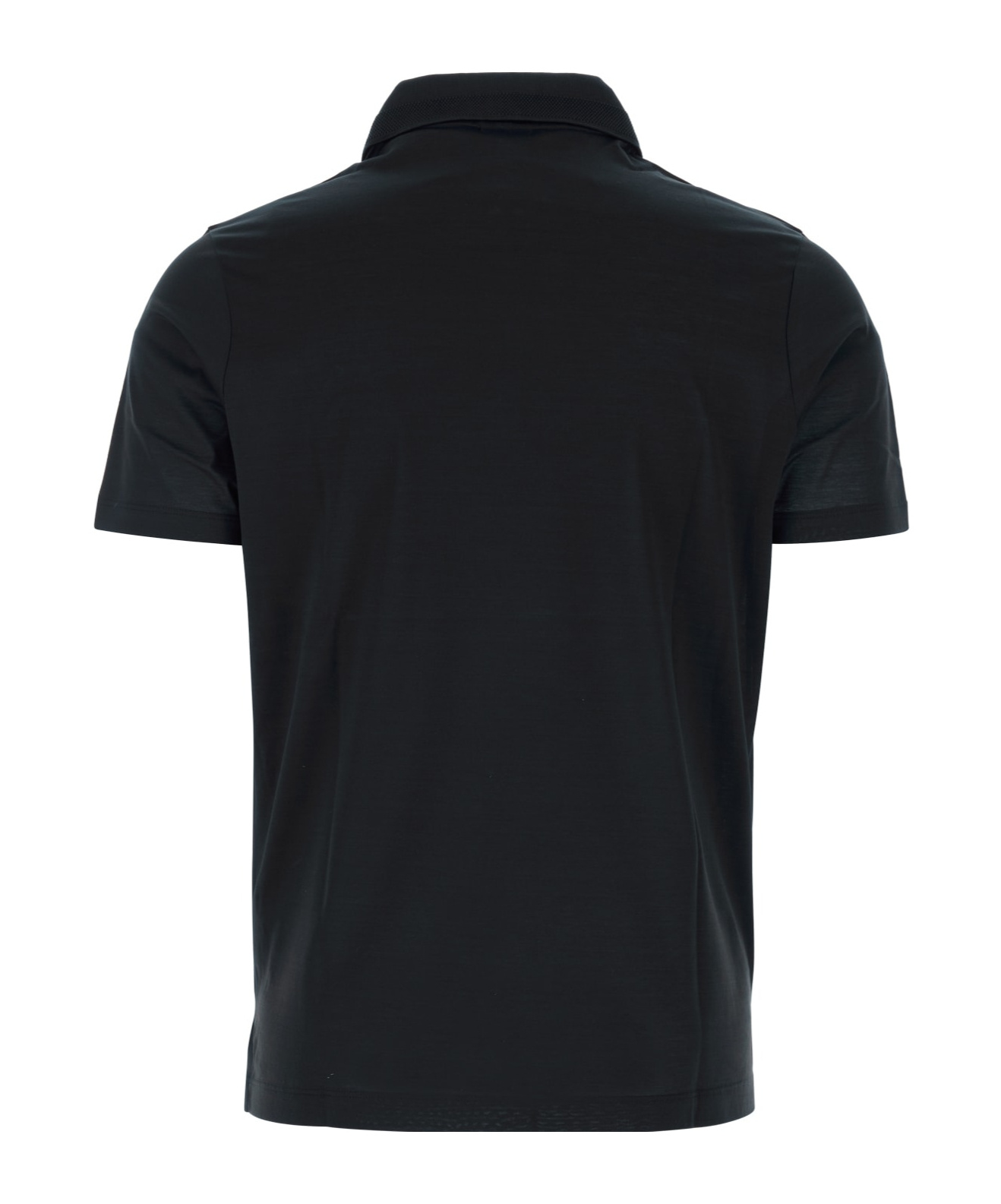 Shop Paul & Shark Zip-fastening Polo In Black