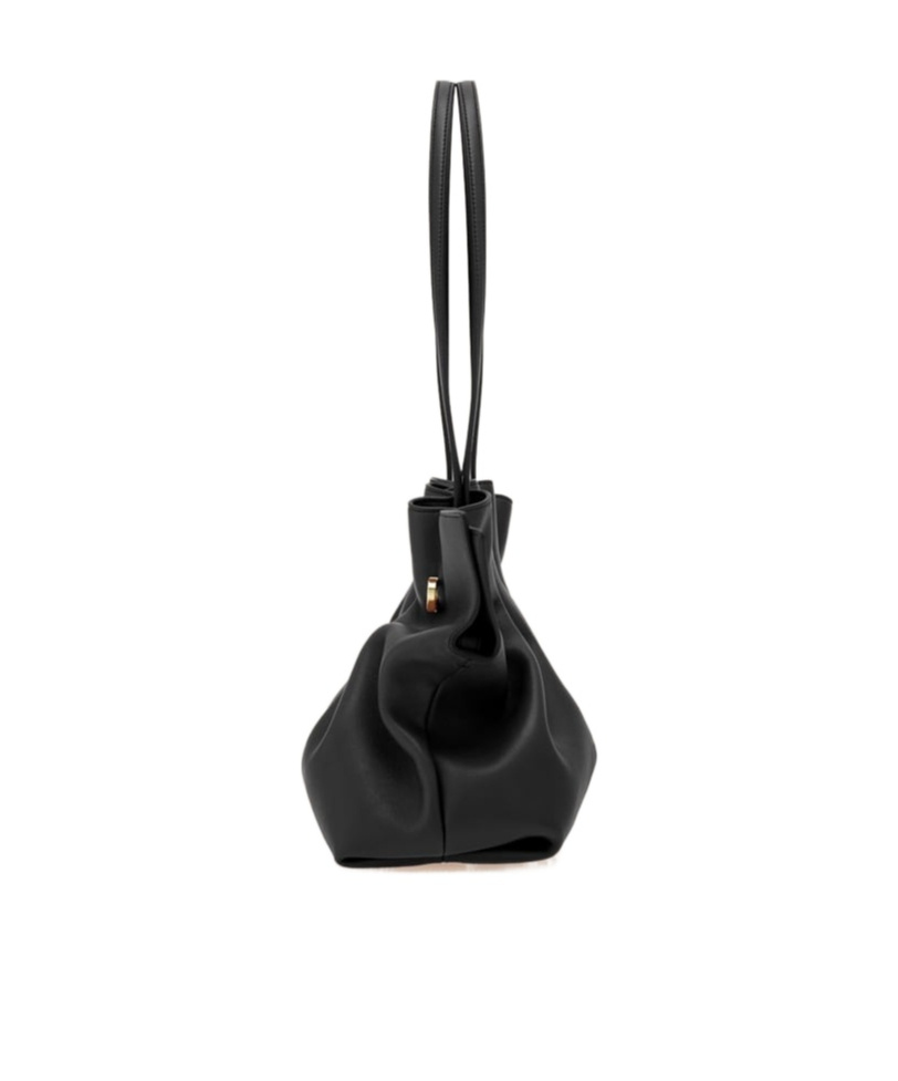 Ferragamo Soft Bag (m) In Black