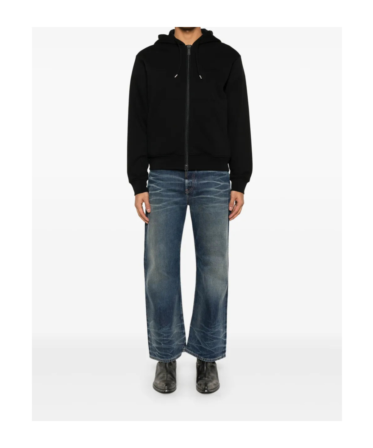 Dsquared2 Textured-finish Jacket In Black