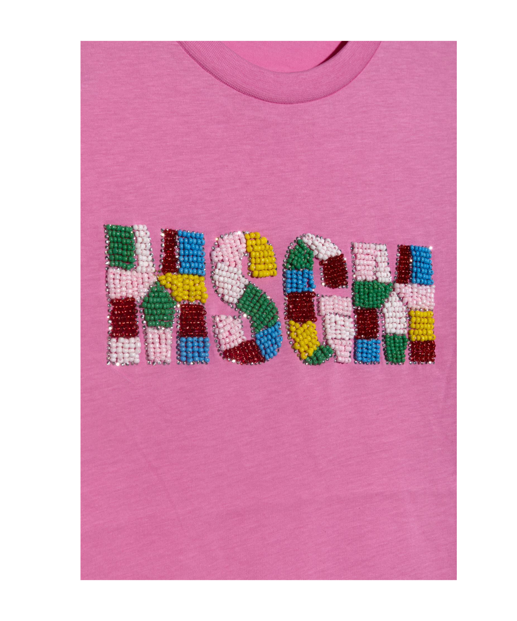 Shop Msgm Short Sleeve T-shirt In Pink