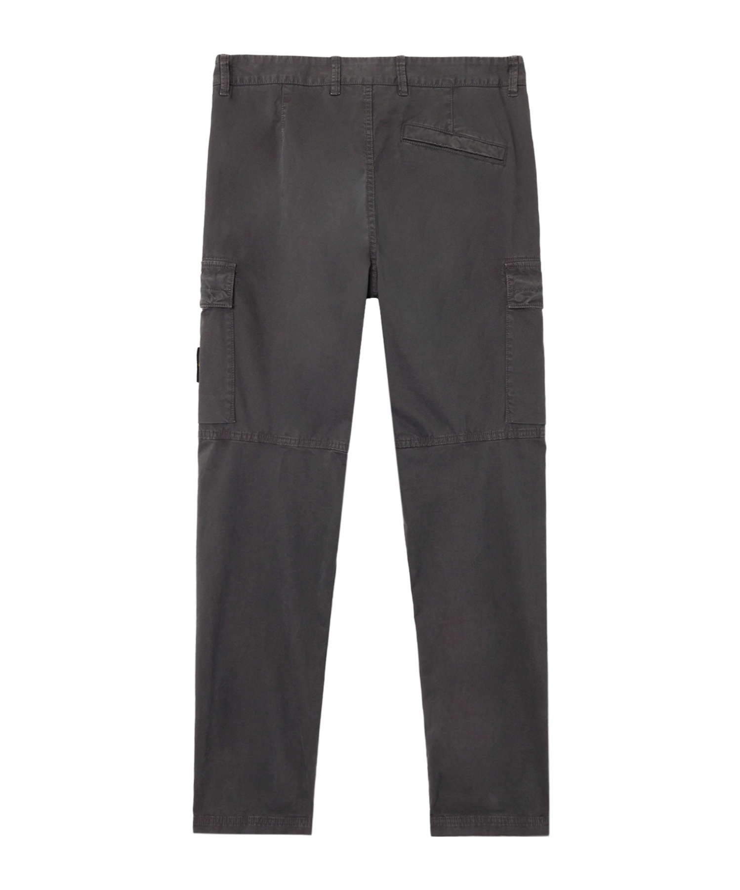 Stone Island Compass-motif Cargo Trousers In Black