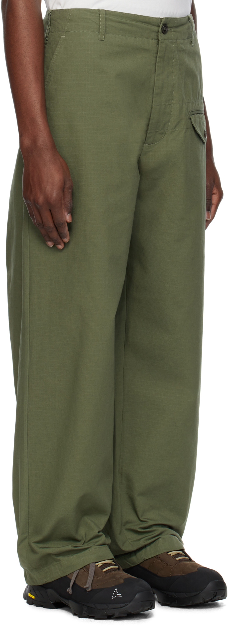 Engineered Garments Belt Loops Slacks In Khaki