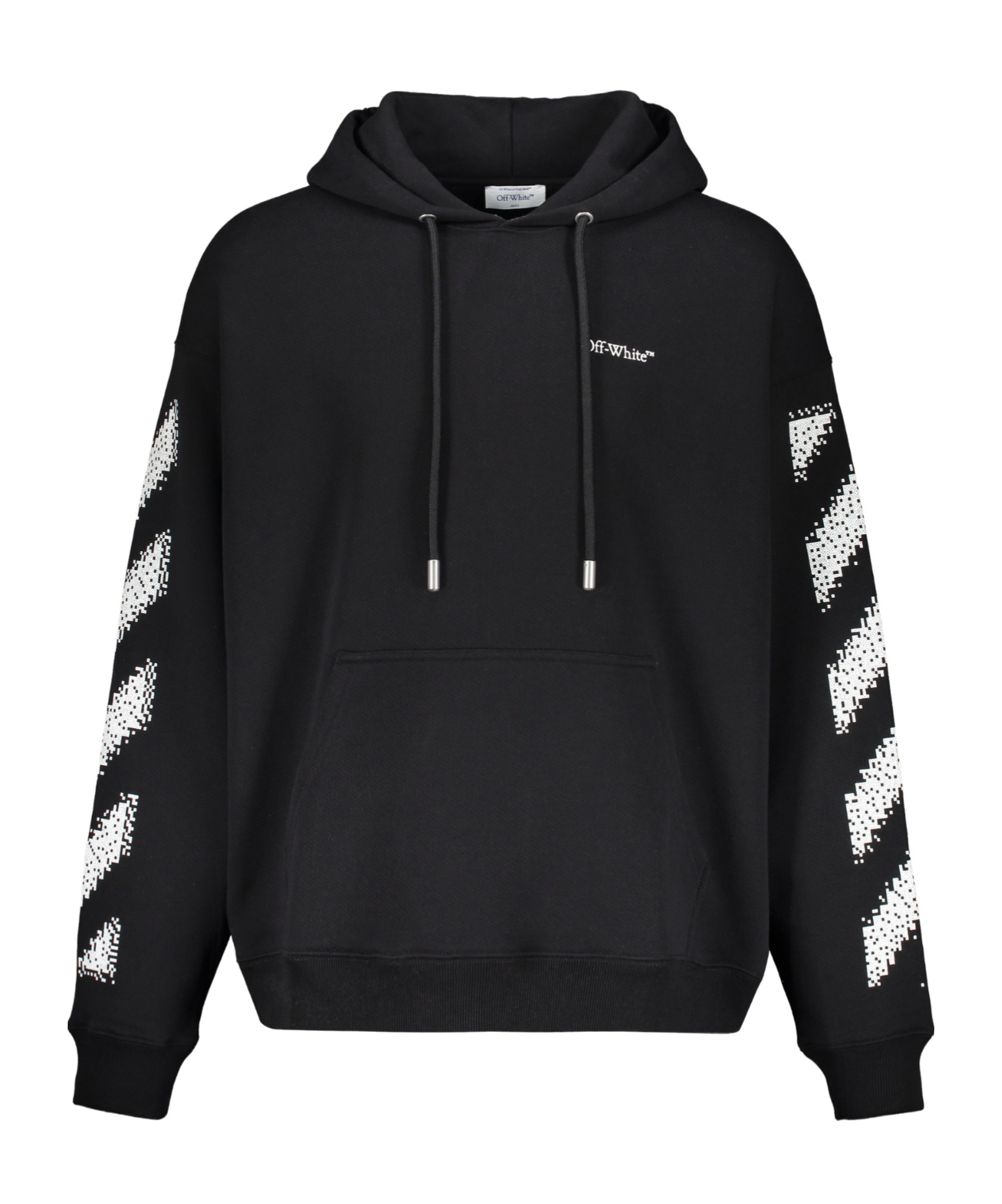 Off-white French Cotton-terry Hoodie In Black