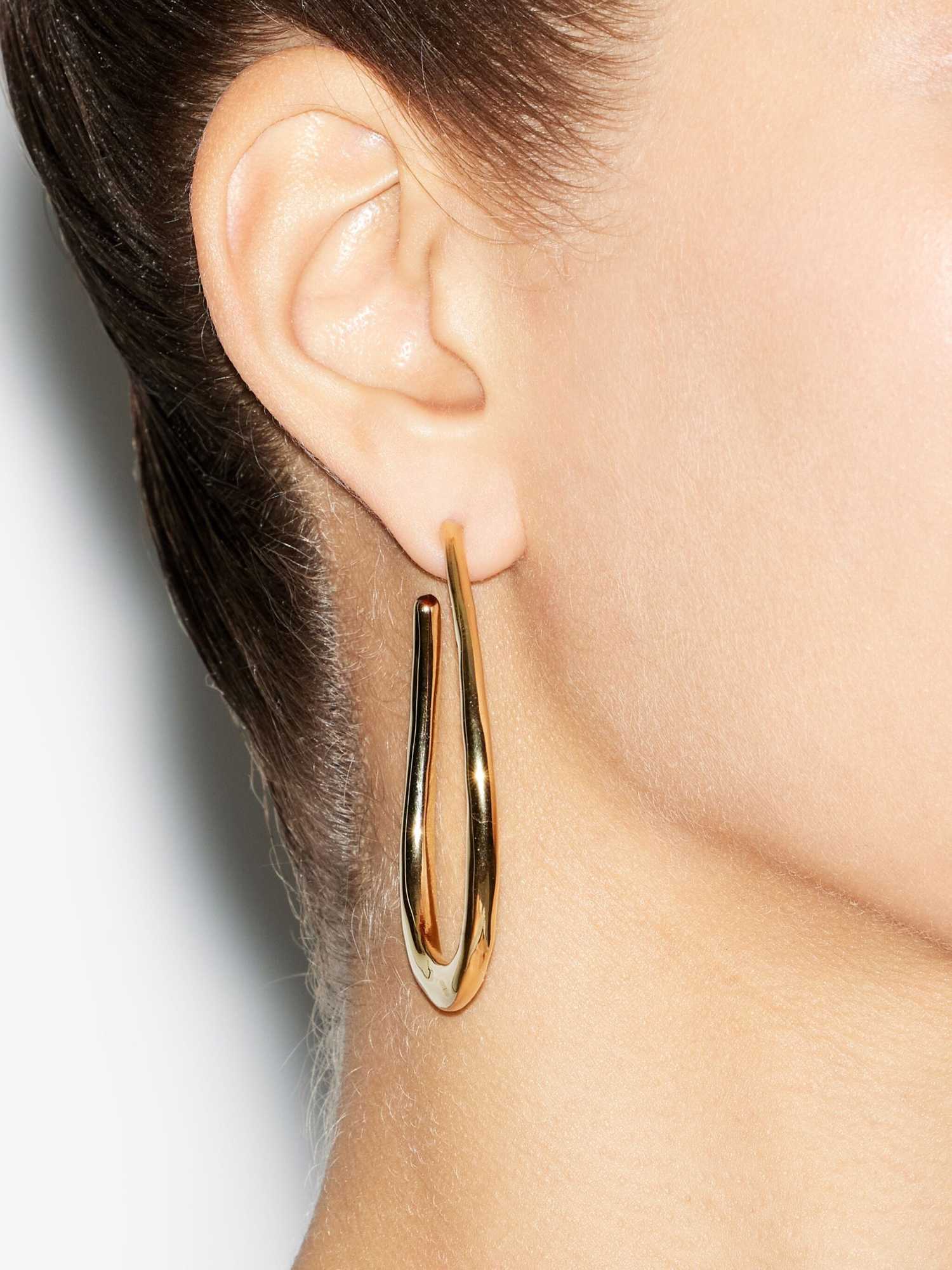 Isabel Marant Twisted Loop Earrings In Yellow