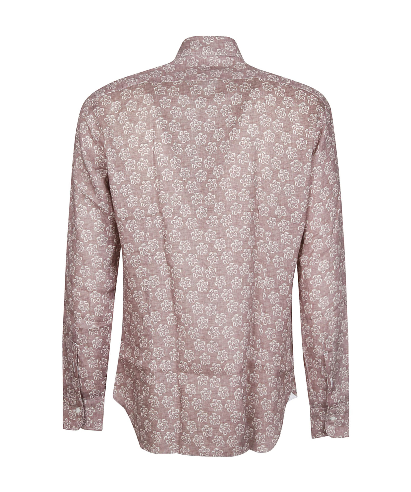 Barba Napoli Long-sleeved Shirt In Multicolor