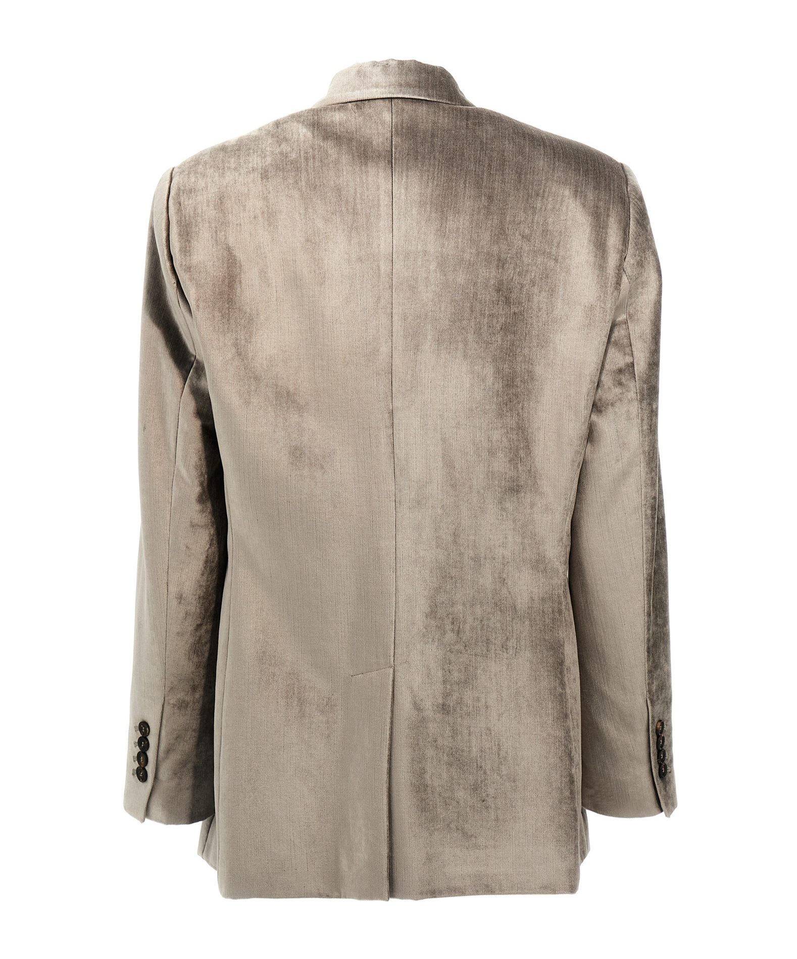 Brunello Cucinelli Single-breasted Chenille Blazer Blazer And Suits Gray In Gray