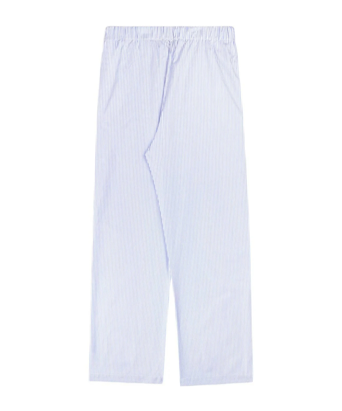 Sporty And Rich Stripe Embroidered Pyjama In White