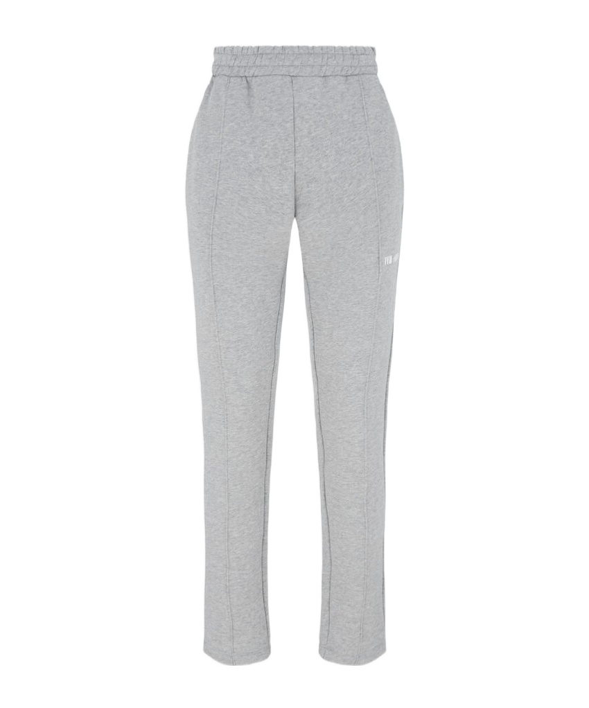 Attico Elastic Waist Sweatpants In Gray