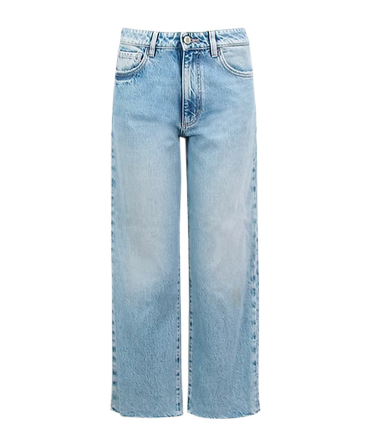 Icon Denim Logo Denim Jeans In Blue