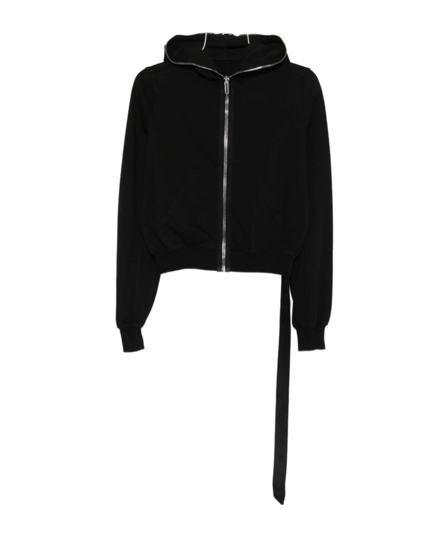 Rick Owens Drkshdw Zip-up Hoodie In Black