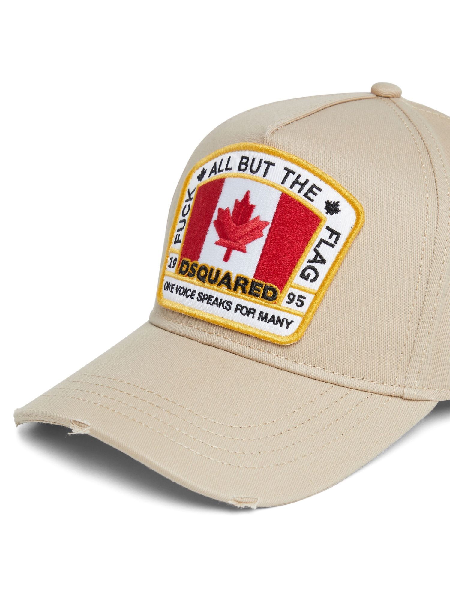 Dsquared2 Logo Decal Baseball Cap In Nude