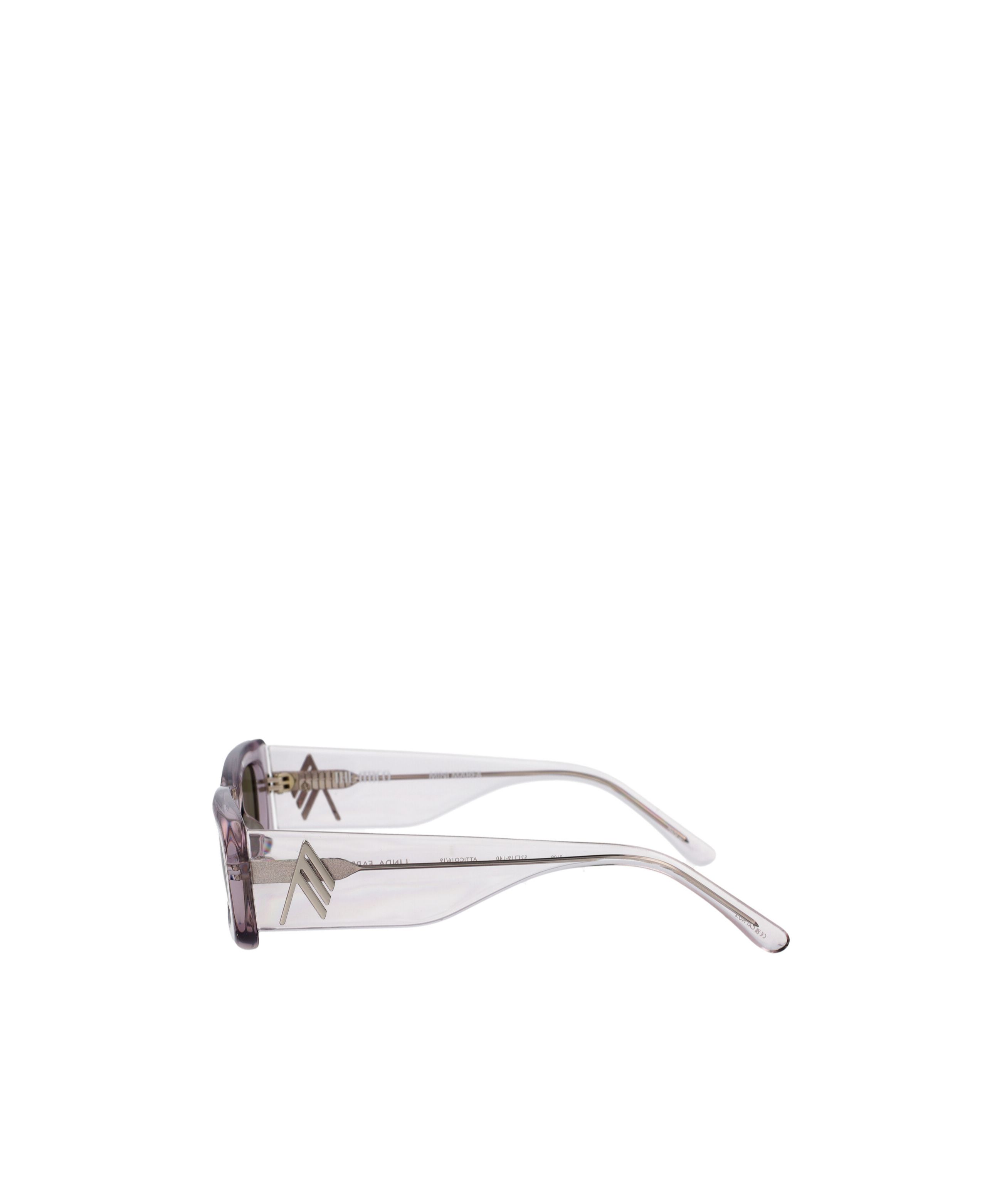 Attico The X Linda Farrow Mini Marfa Rectangle Frame Sunglasses