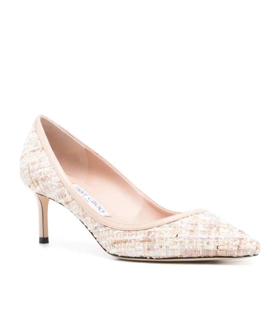 Jimmy Choo Pointed High Heels In White