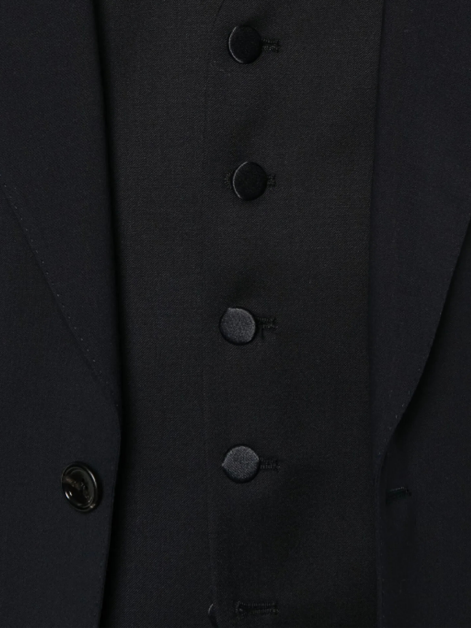 Tagliatore Panelled Virgin Wool Waistcoat In Black