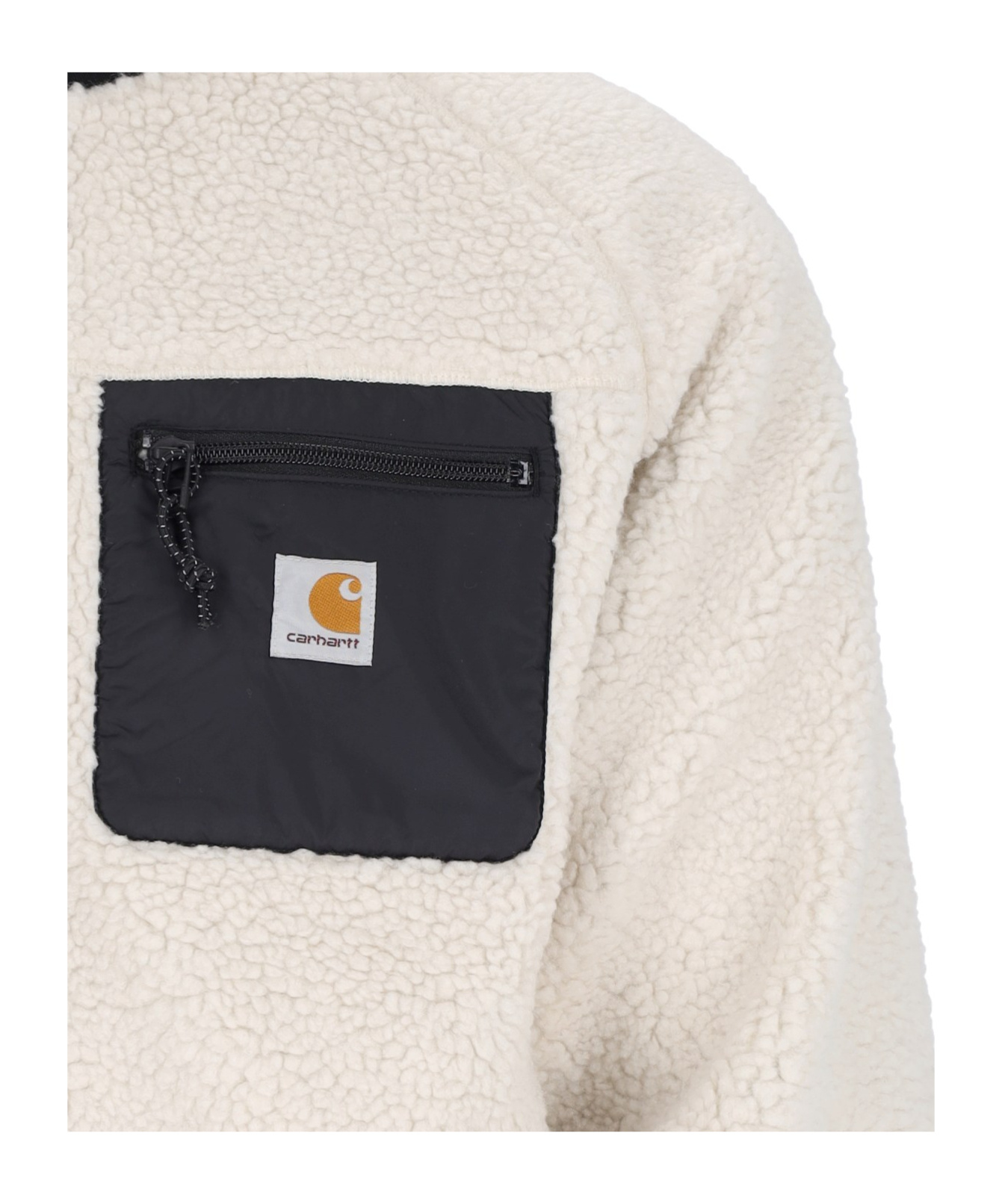 Carhartt High-necked Casual Jacket In White