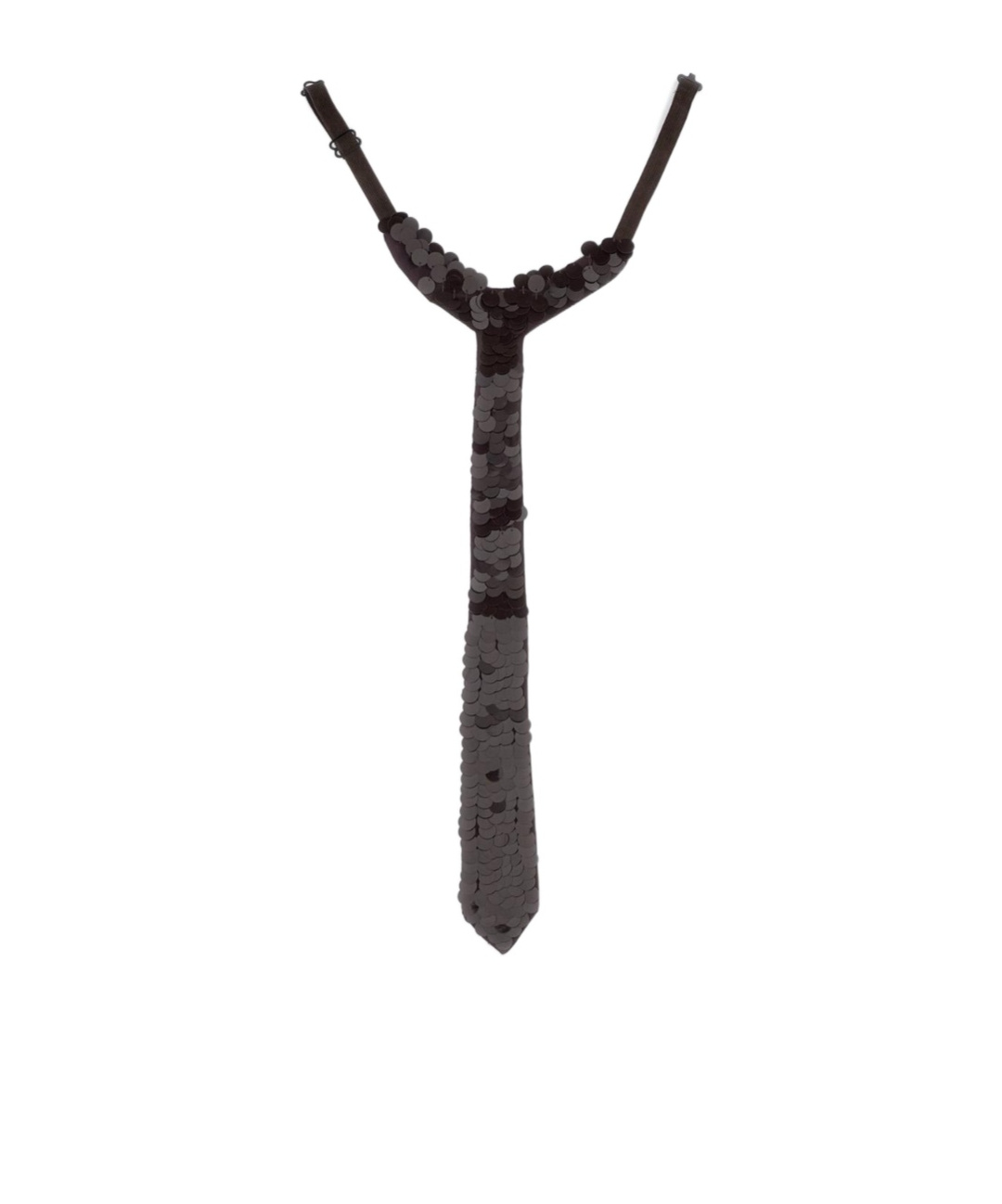 P.a.r.o.s.h Sequined Tie In Black