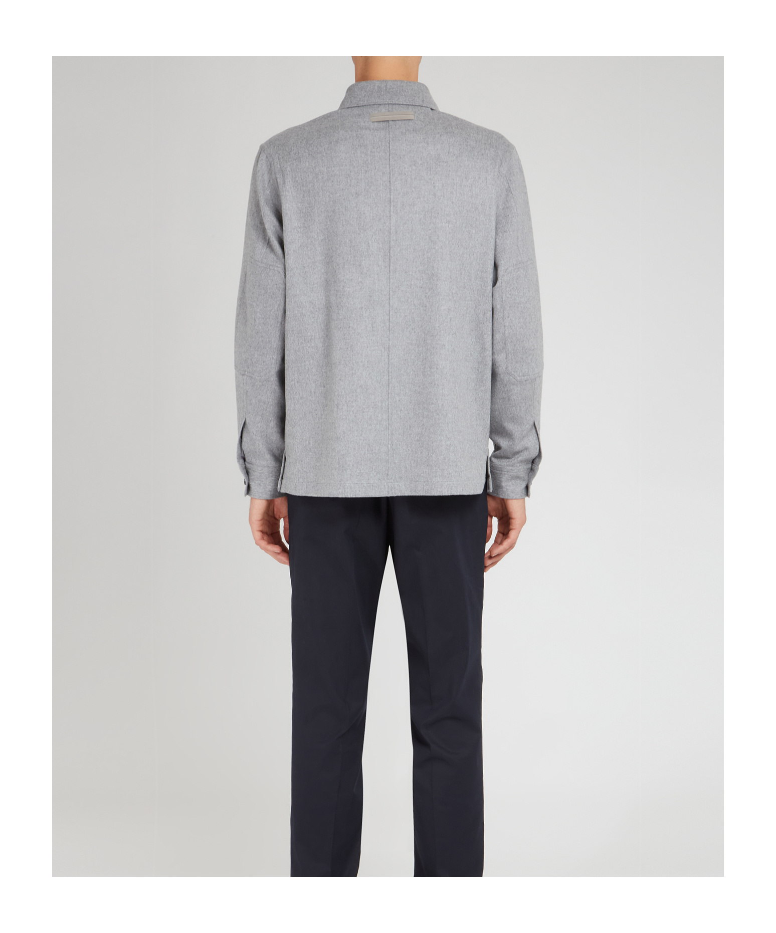 ZEGNA ZEGNA LONG-SLEEVED BUTTONED OVERSHIRT