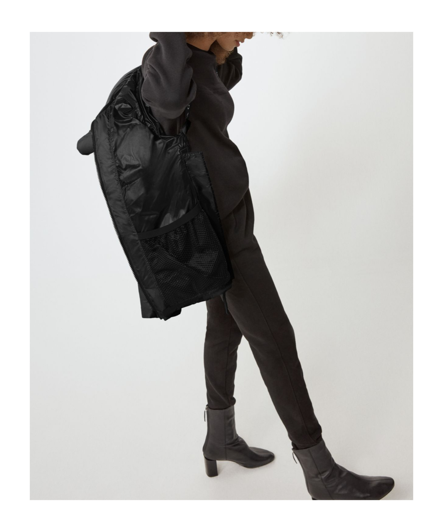 Canada Goose Cypress Puffer Coat In Black