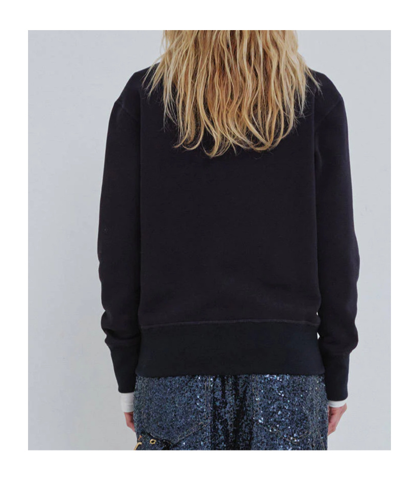 Darkpark You Ll Never Take Me Off Crew-neck Sweatshirt In Black