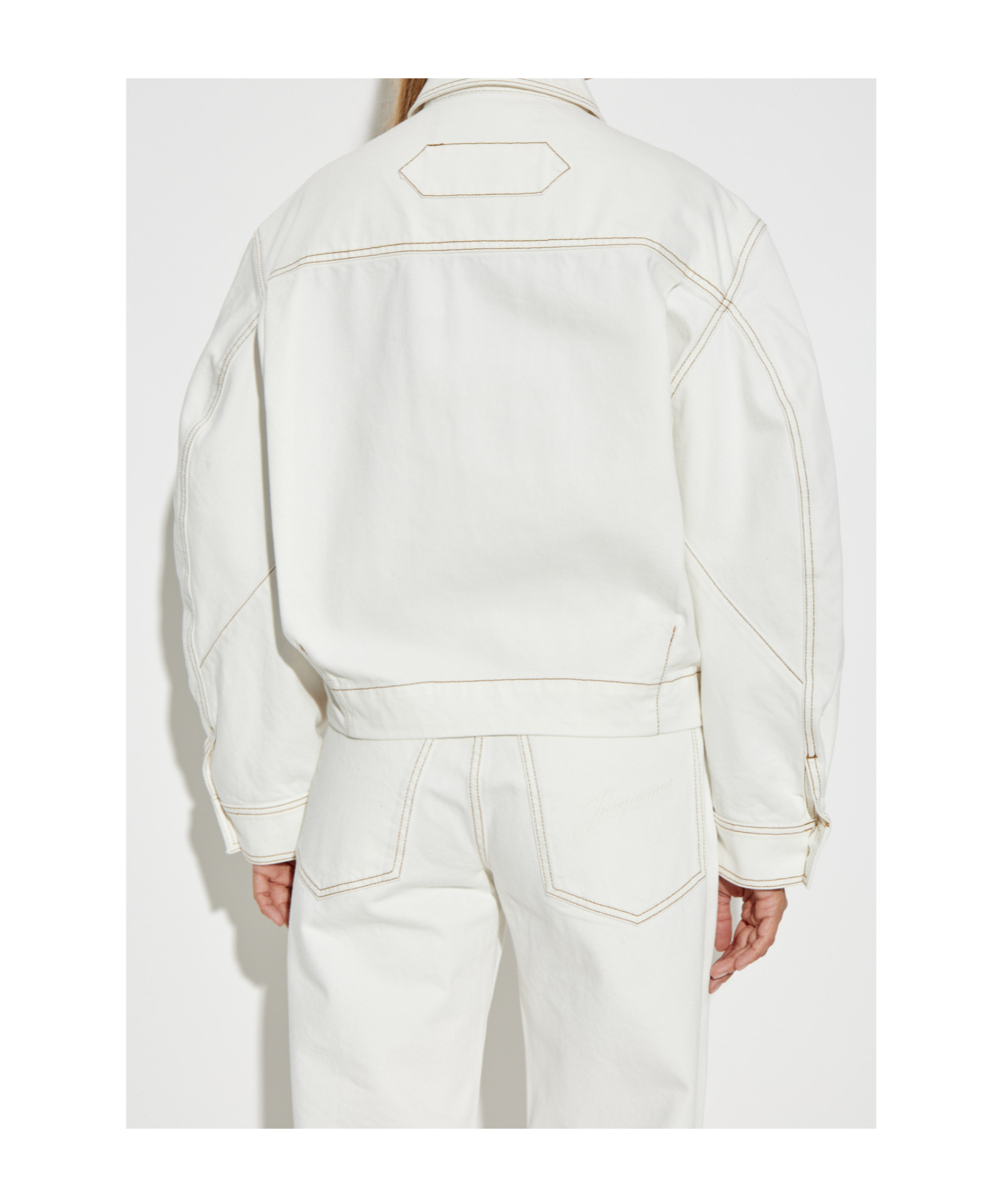 Jacquemus Embroidered Jacket In Neutral