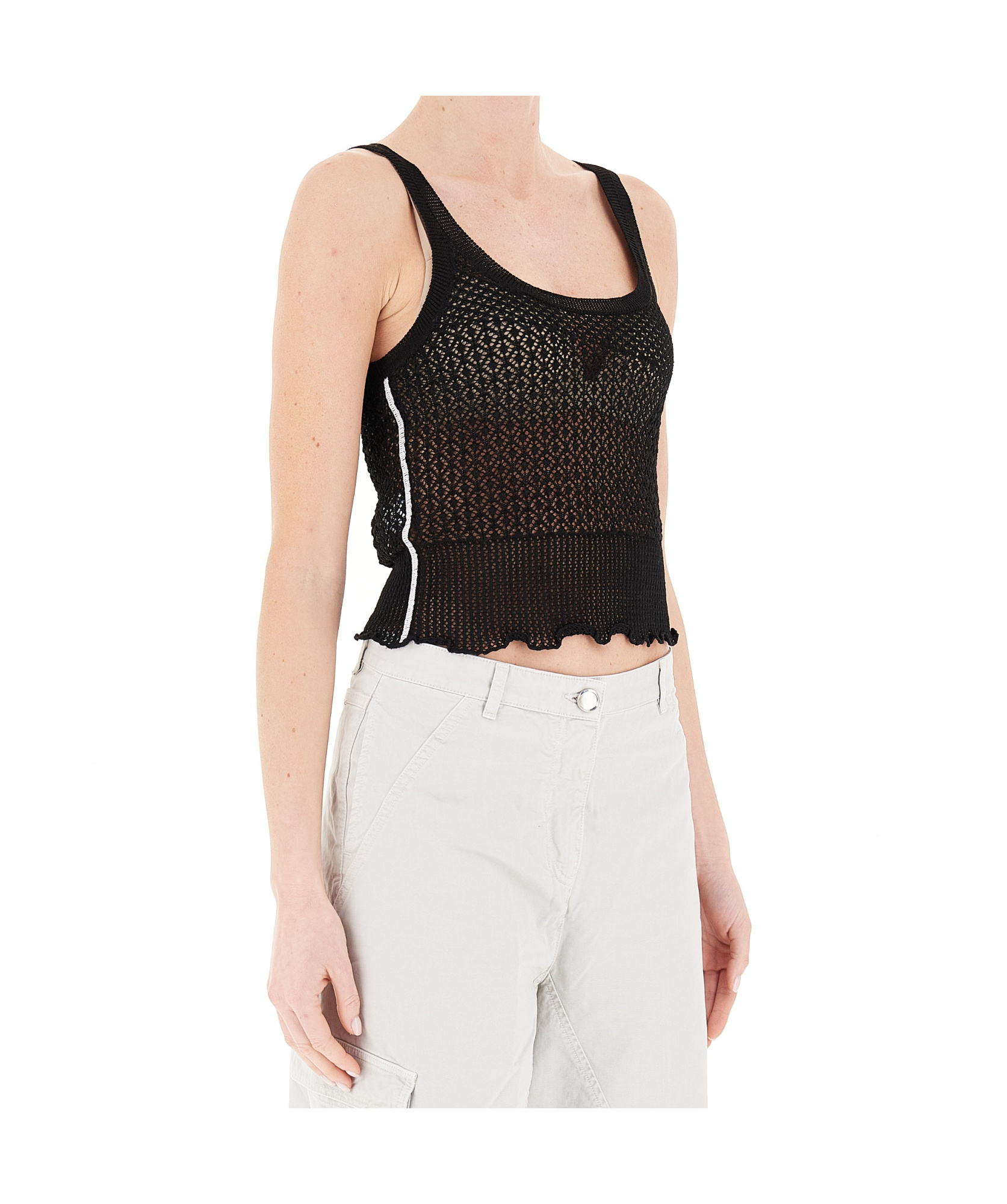 Pinko Sleeveless Vest In White