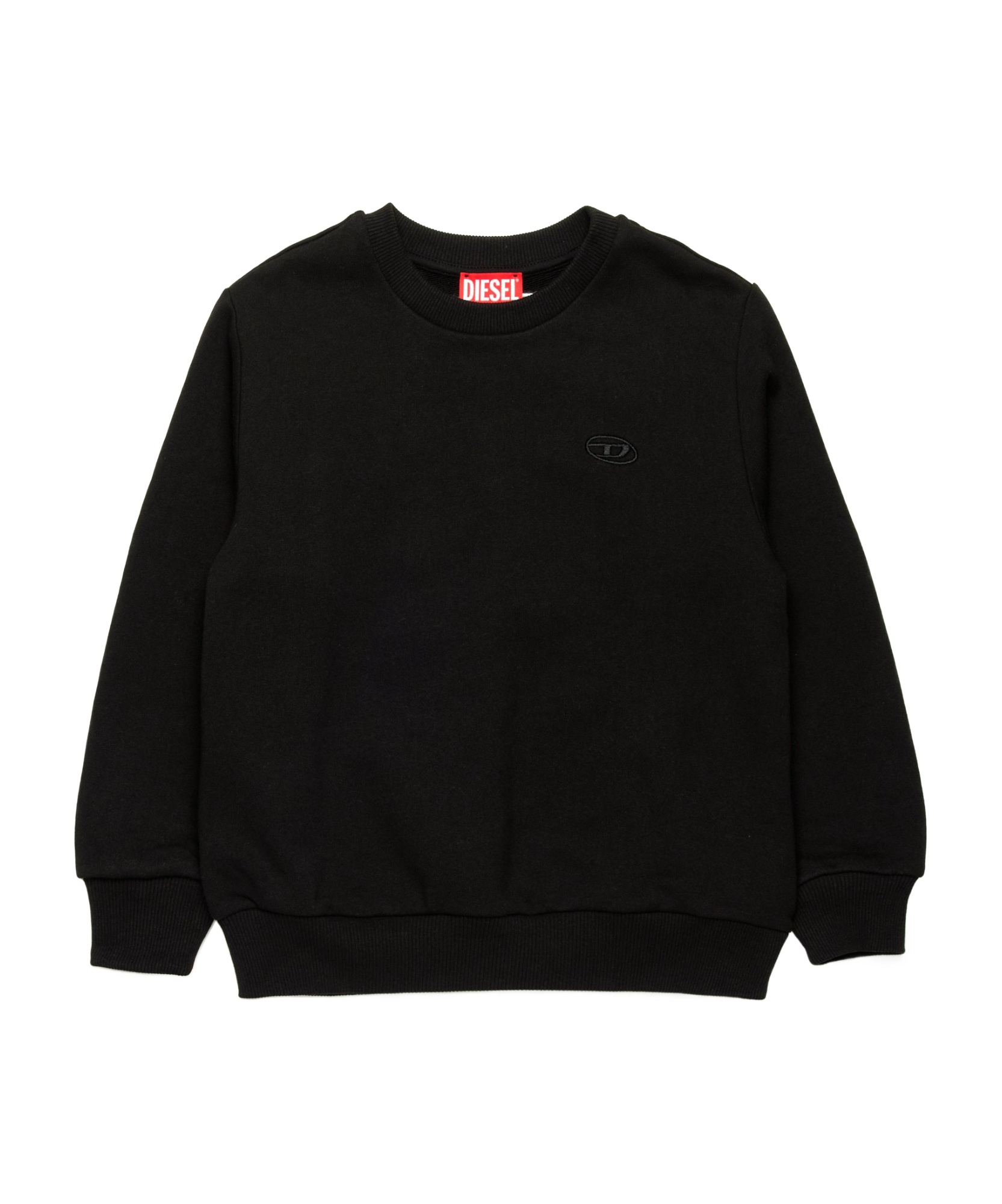 Diesel Long-sleeved Sweater In Black