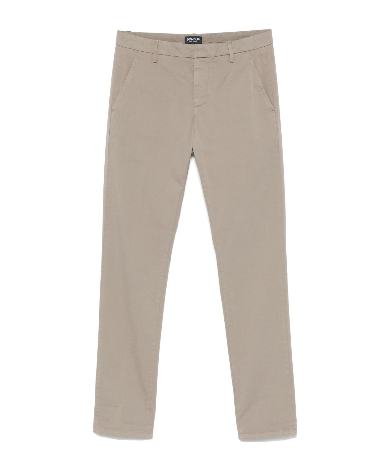 Dondup Pressed-crease Slim-fit Trousers In Nude