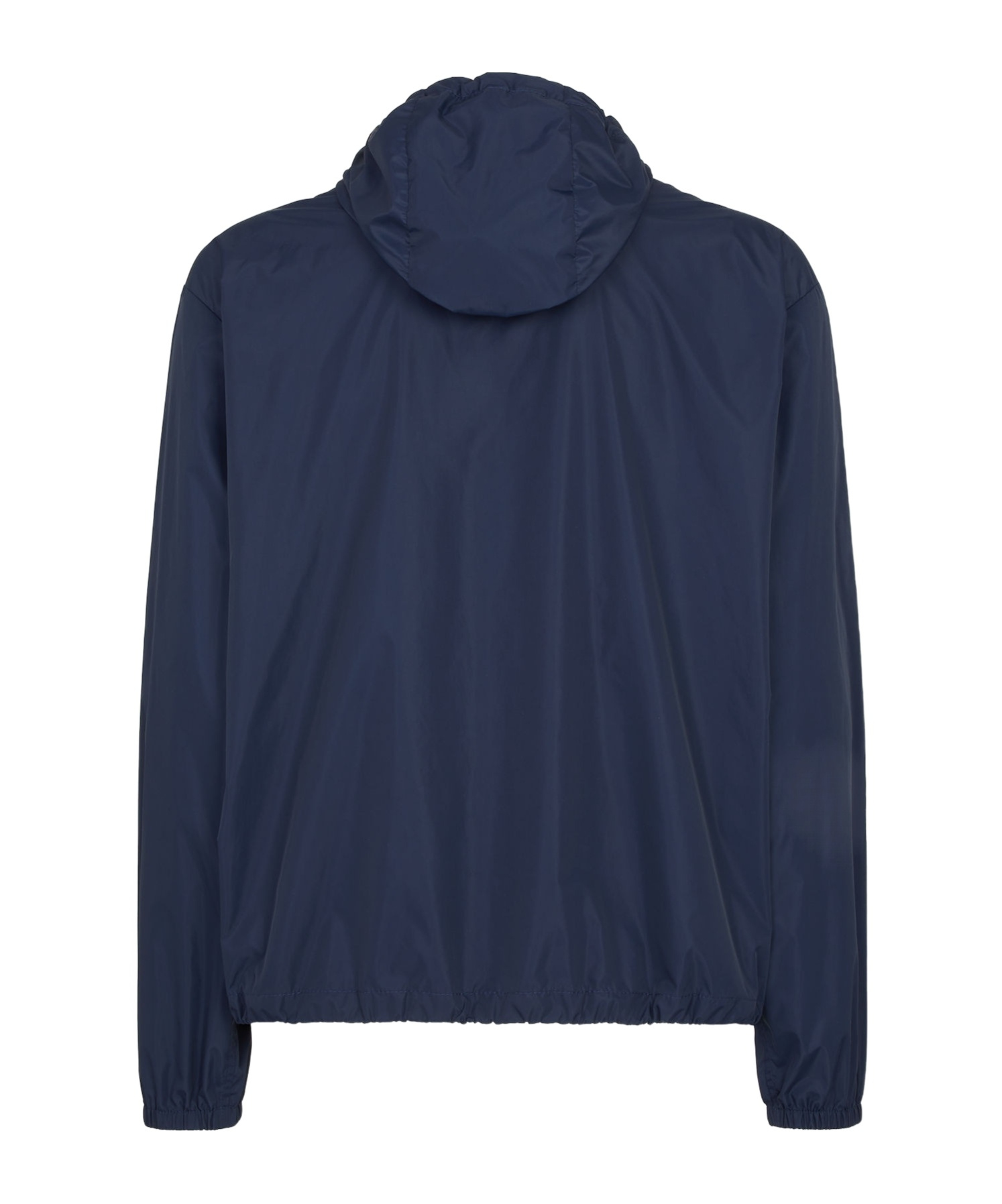 Fendi Long-sleeved Hooded Jacket In Blue