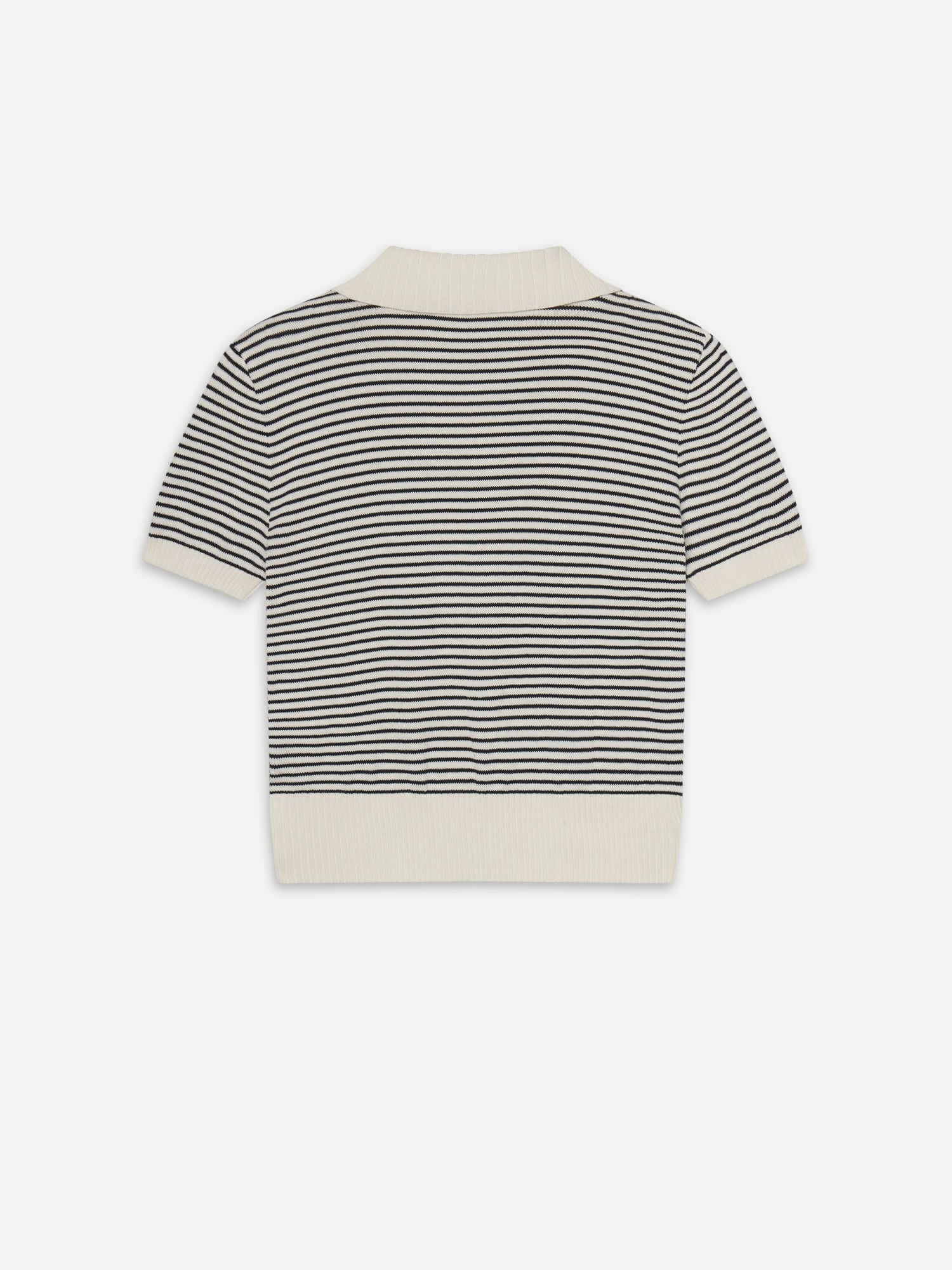 Frame Womens Navy Multi The Graduate Striped Cotton-knit Polo Shirt Xs In Neutral