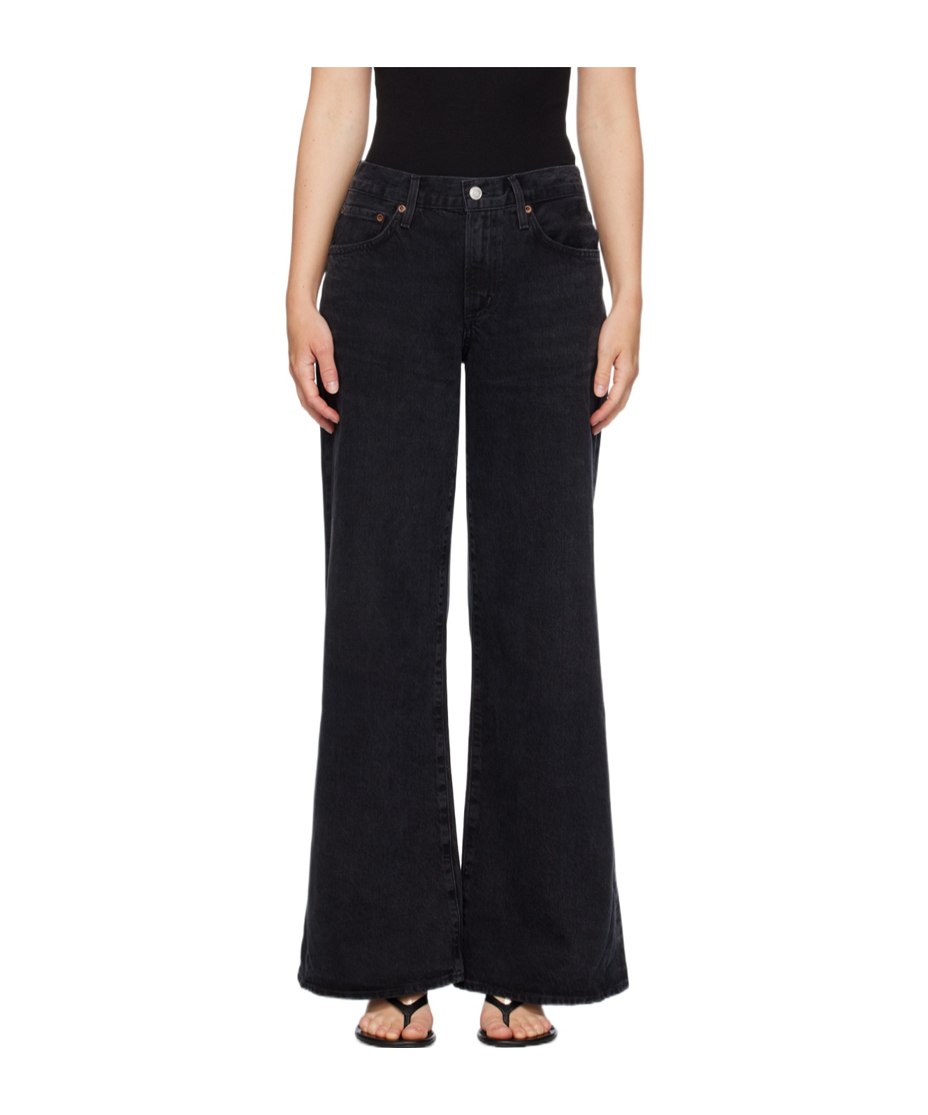 Agolde Five Pocket Denim Trousers