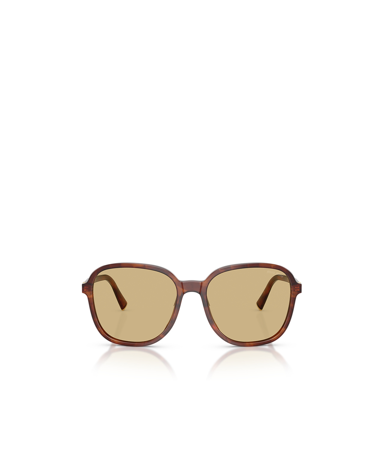 Miu Miu Full Frame Sunglasses In Brown