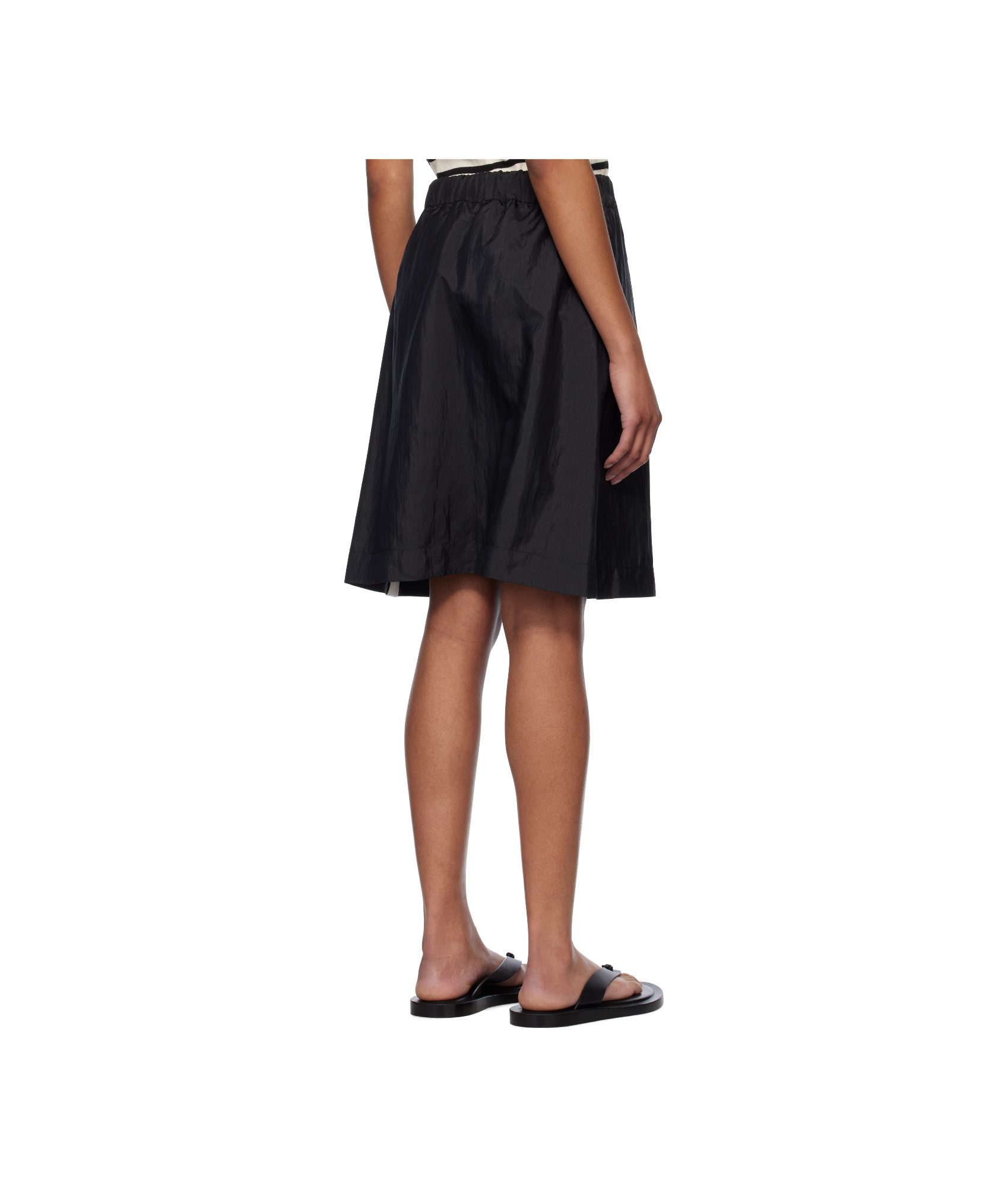 Shop Jil Sander Buckled A-line Miniskirt In Black
