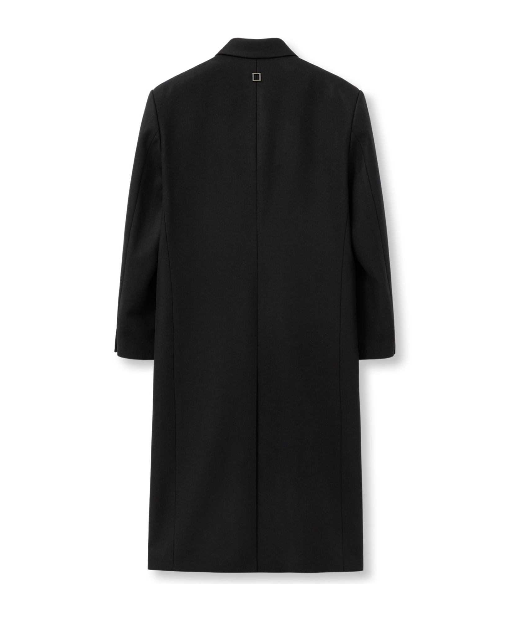 Wooyoungmi Double-breasted Wool Cashmere Coat In Black