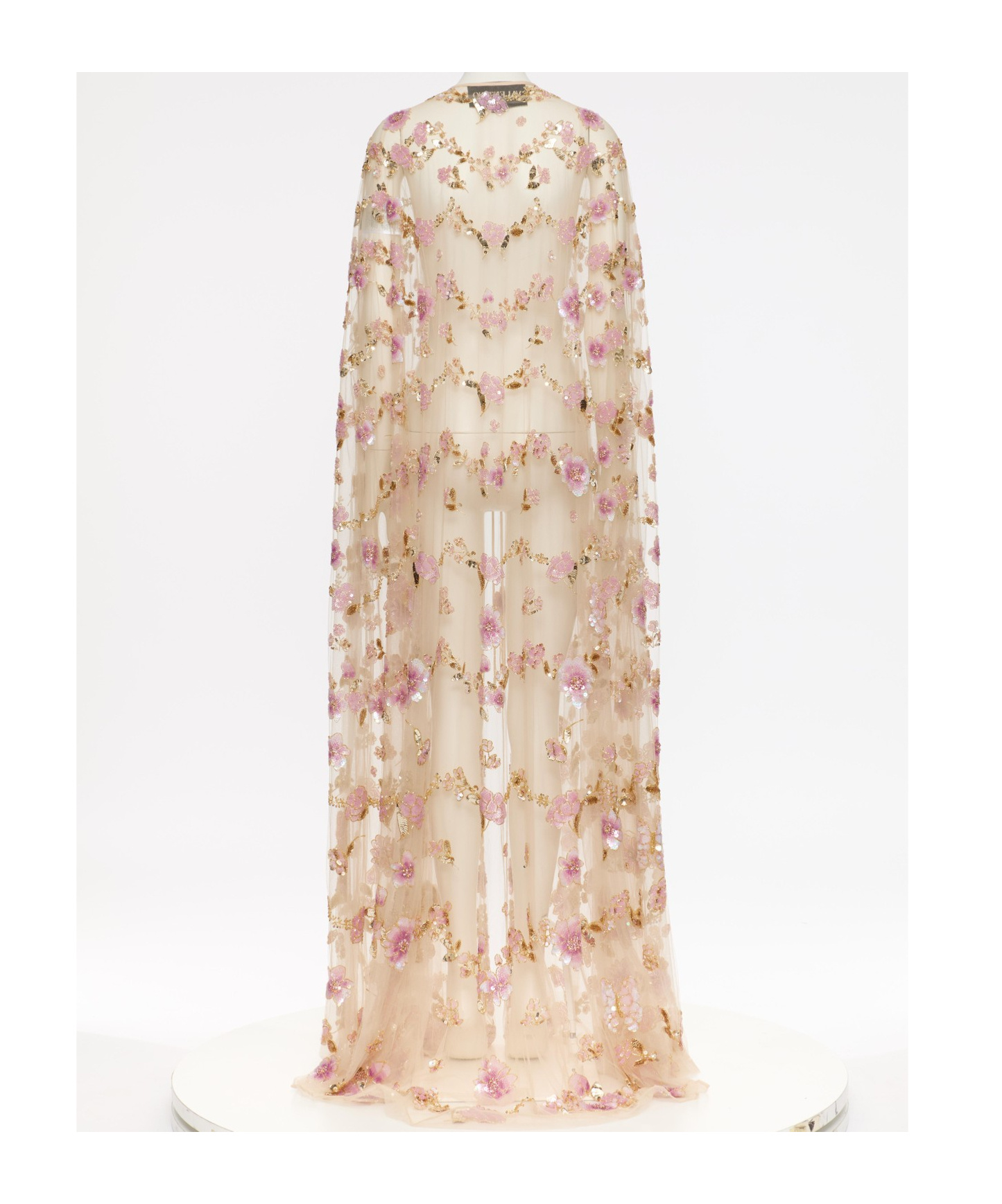 Valentino Lace-up Cape In Brown
