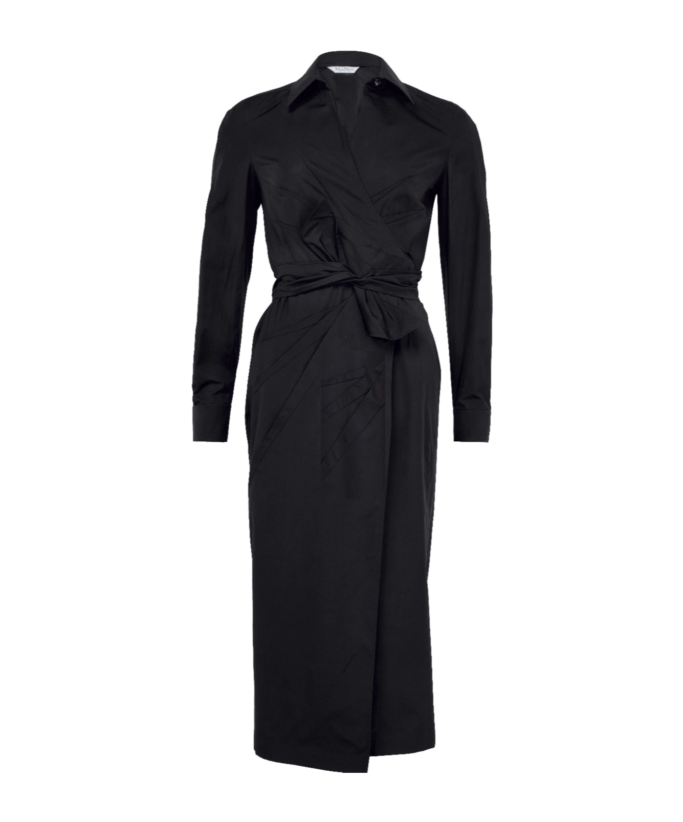 MAX MARA AGRUME COTTON POPLIN SHIRT DRESS