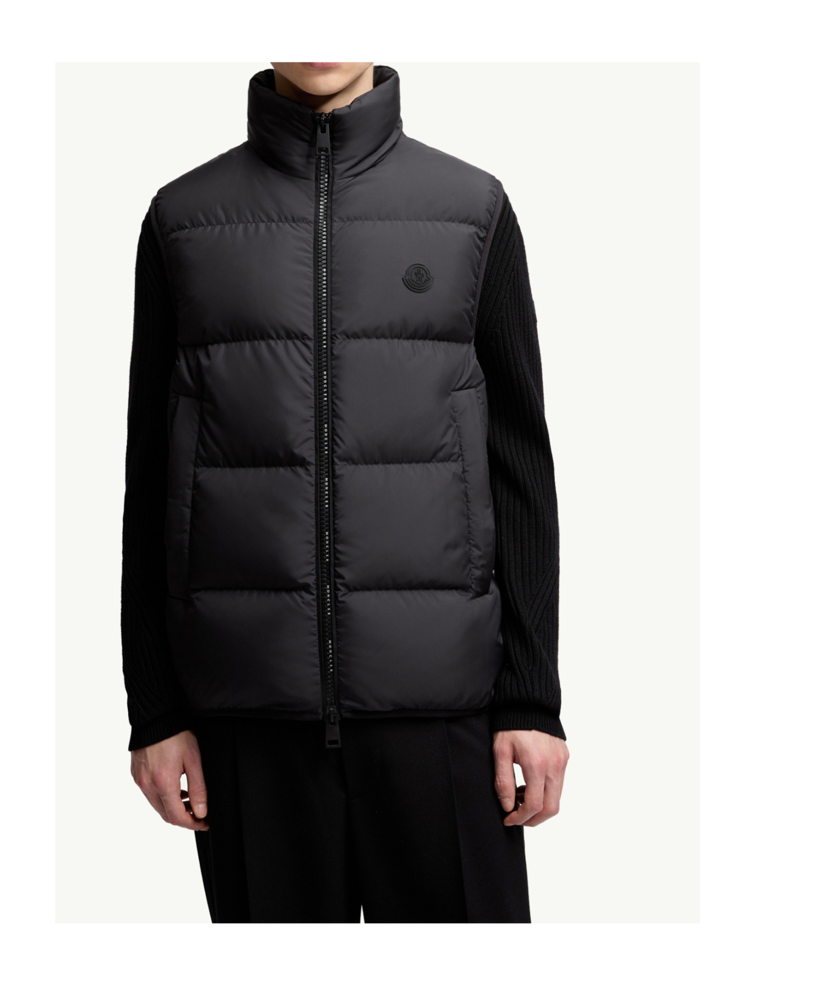 Moncler X Aap Rocky Sparky Down Vest In Black