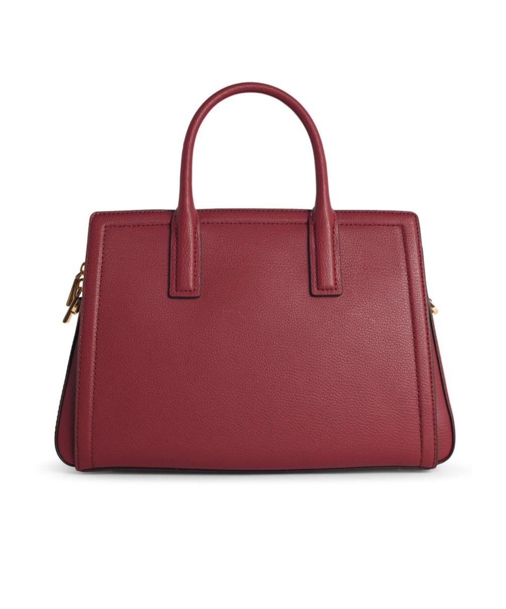 Michael Kors Michael  Laila Medium Satchel Bag In Red